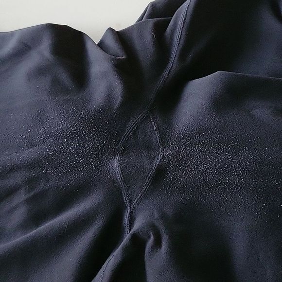 LULULEMON Discontinued Black Boogie Crop Yoga Leggings with Split Calf Size 10 - Picture 6 of 7